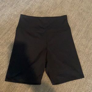 forever 21 black biker shorts